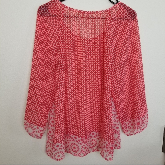 Banana Republic| "Pink Strawberry" printed blouse - Picture 8 of 8